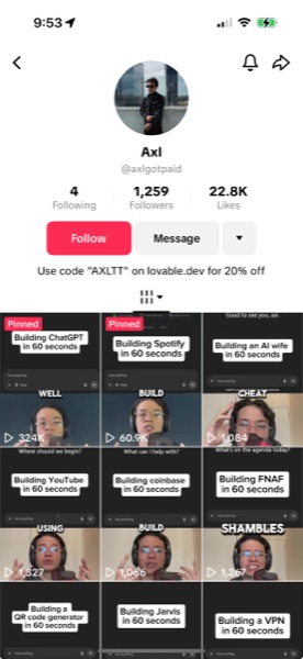 AxlCruz's TikTok